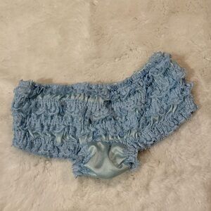 Angels Light Blue ruffled panties
